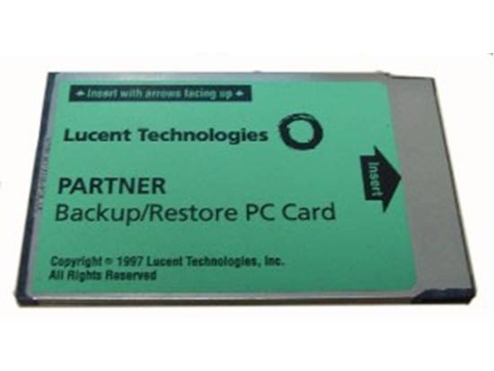 Avaya Lucent Partner Backup/Restore PC Card