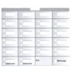 Avaya Partner 18D Paper Label