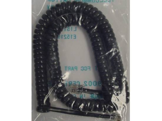 Long Charcoal Handset Cord