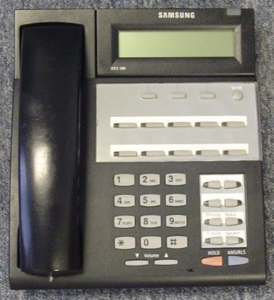 Samsung iDCS 18D Digital Business Landline Telephone w/ Stand & Handset 