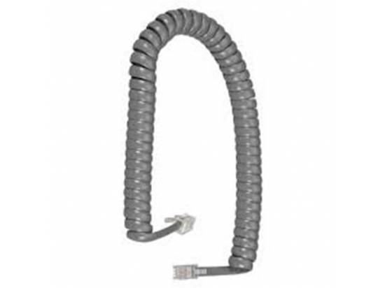 Dark Gray Handset Cord Short