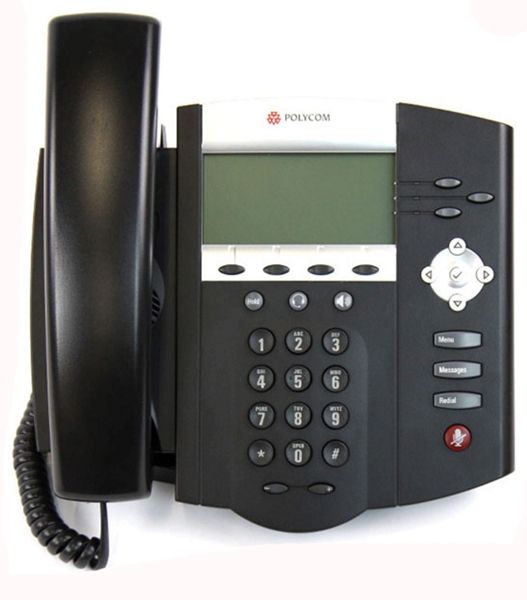 REFURBISHED ADTRAN POLYCOM SOUNDPOINT IP430 SIP 2201-11402-001 W/ POWER SUPPLY 