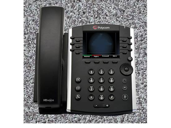 Polycom VVX 410 IP Phone No Power Supply (PoE)