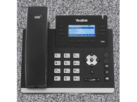 Yealink T42G IP Phone No Power Supply (PoE)