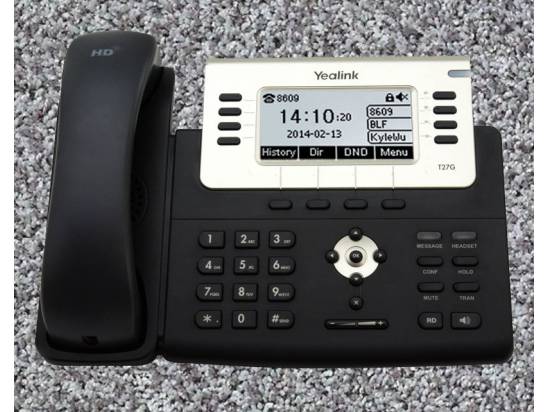 Yealink T27G IP Phone No Power Supply (POE)