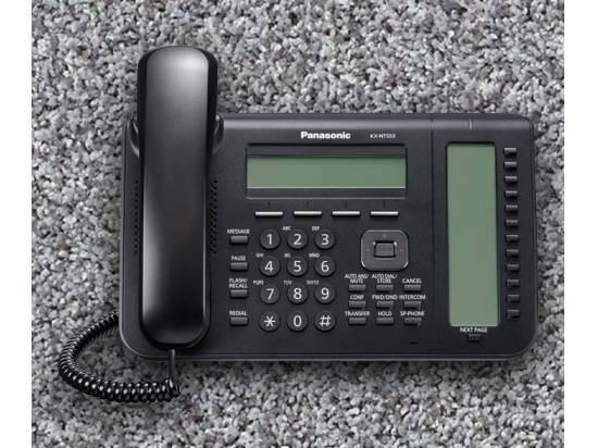 Panasonic KX-NT553-B IP Phone No Power Supply (POE)